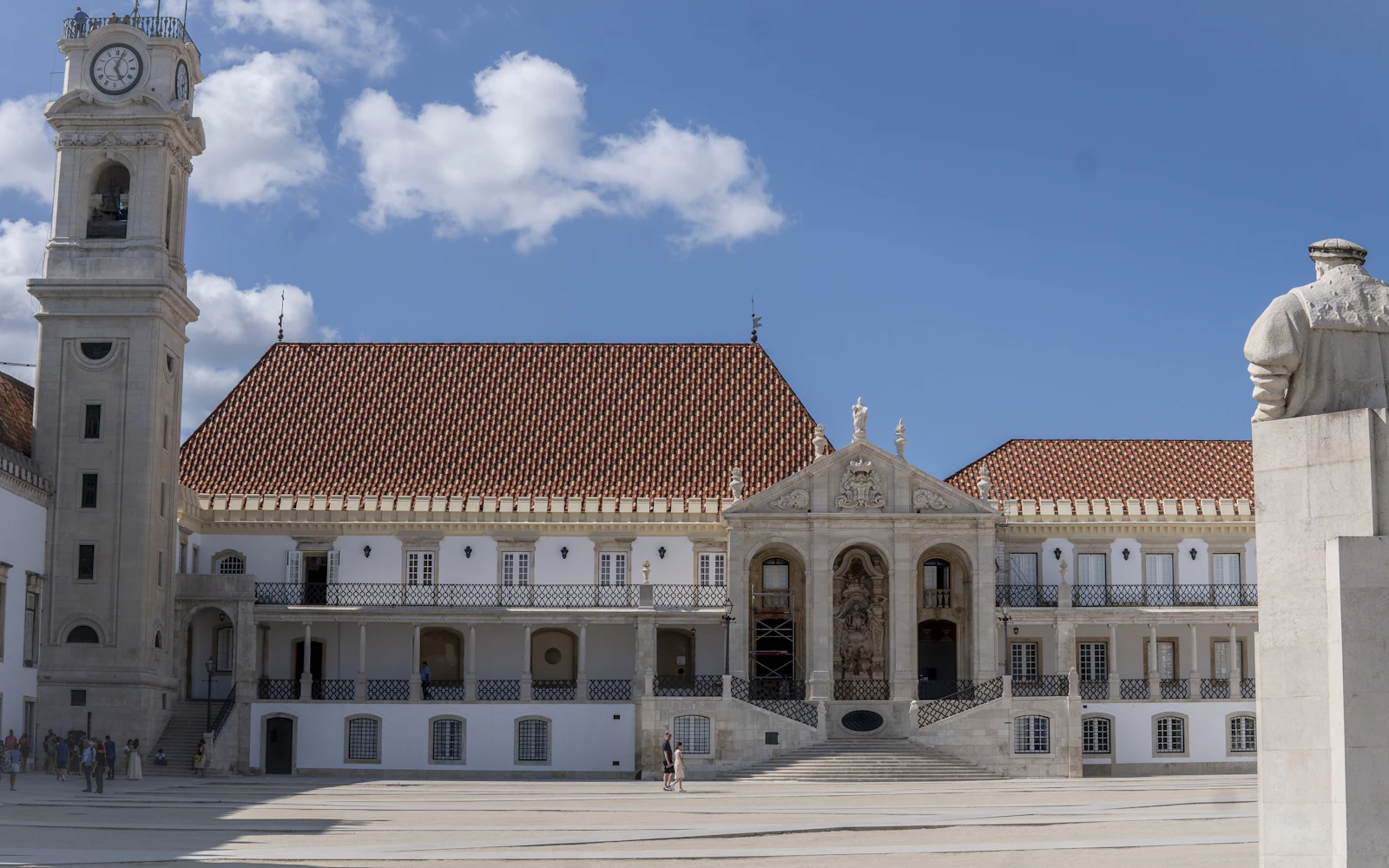 The university tower and upper city