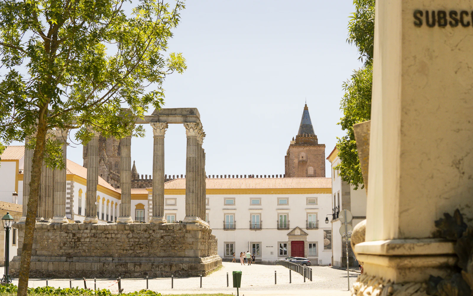 Roman Temple and upper city