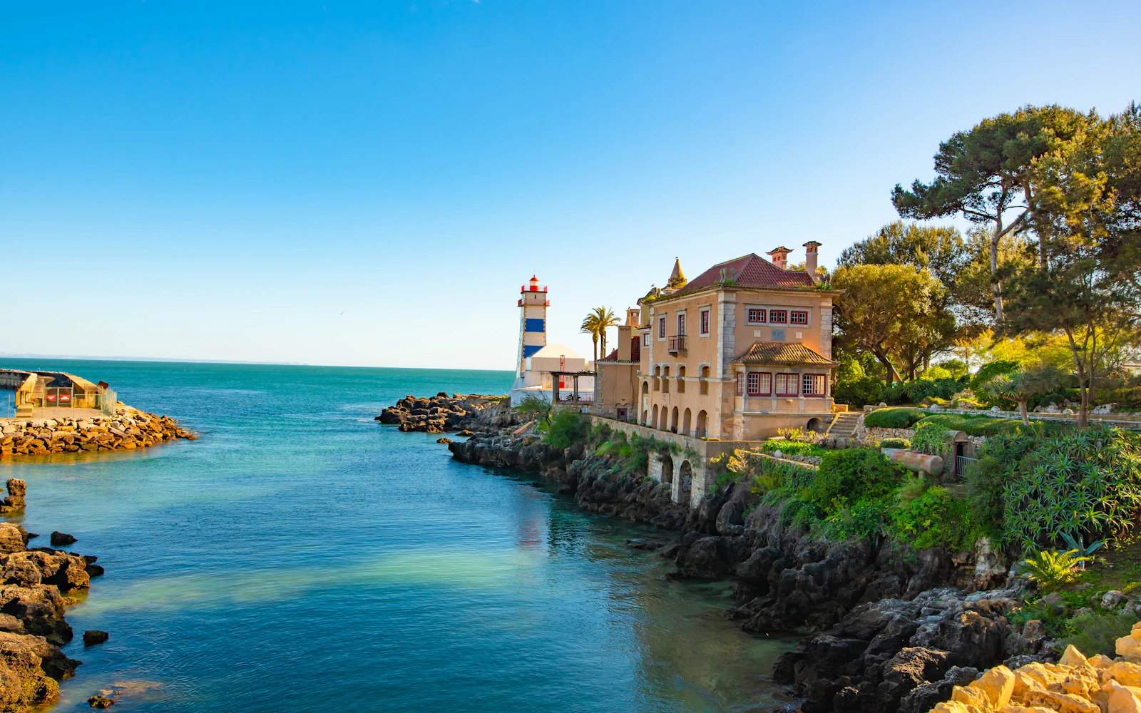 Cascais waterfront and coastal buildings
